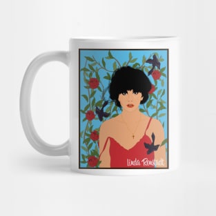 Linda - Blackbirds and Roses Mug